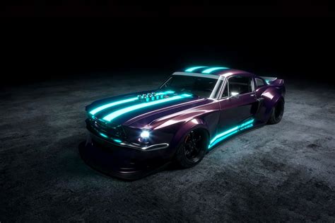 luminescent automotive paint.